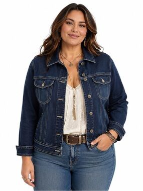 J Jill Denim Button Up Shirt XS Blue Casualcore Minimalistcore Denimcore